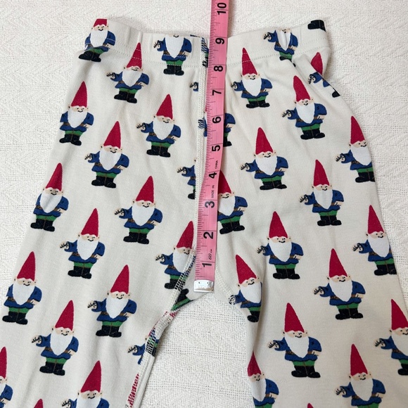 Hanna Andersson Gnome Print Pajama Set - Red, Blue, Cream - sz 5 - Picture 12 of 15